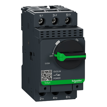 DISYUNTOR MAGNÉTICO REGULABLE 0,4-0,63A, SCHNEIDER ELECTRIC