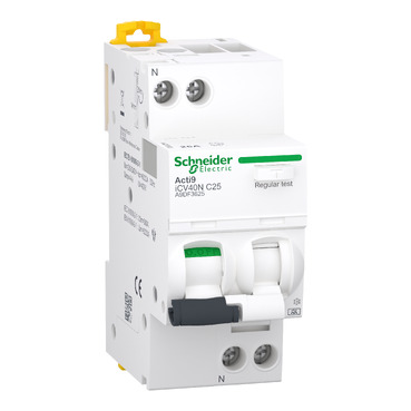 DISYUNTOR ACTI 9 ICV40N 1PN C 25A 30MA ASI RCBO, SCHNEIDER ELECTRIC