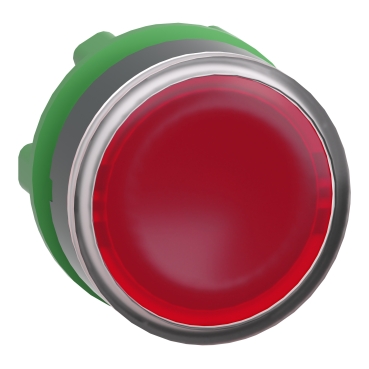 CABEZA PULSADOR LUMINOSO DIÁMETRO 22 RASANTE ROJA EMBELLECEDOR PLÁSTICO, SCHNEIDER ELECTRIC