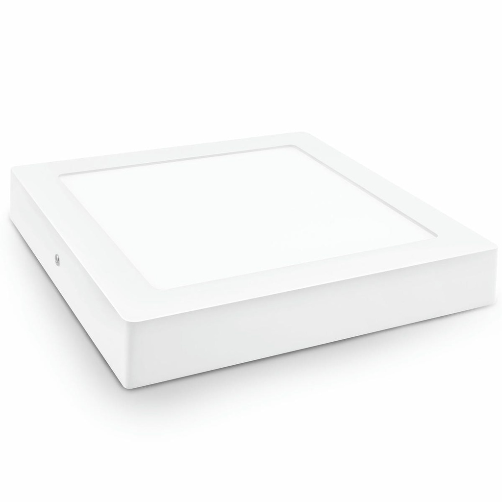 DOWNLIGHT LED SUPERFICIE CUADRADO BLANCO ALUM.18W CÁLIDA/NEUTRA/FRIA, MATEL