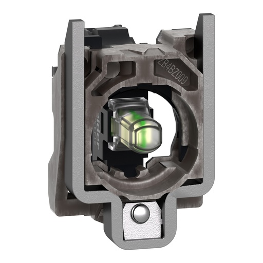 [ZB4BVM1] CUERPO DIÁMETRO 22MM 230-240V CON TORNILLO LED BLANCO EMBELLECEDOR METÁLICO, SCHNEIDER ELECTRIC