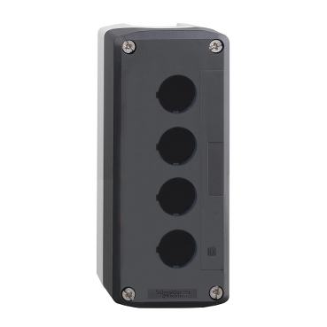 [XALD04] CAJA GRIS CLARO CON TAPA GRIS ANTRACITA CON TALADRO 4, SCHNEIDER ELECTRIC