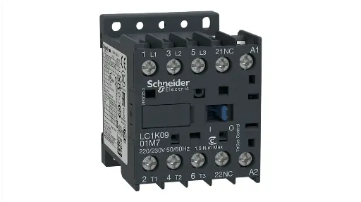 [LC1K0901P7] MINICONTACTOR K TRIPOLAR 9A 230V 50-60HZ, SCHNEIDER ELECTRIC