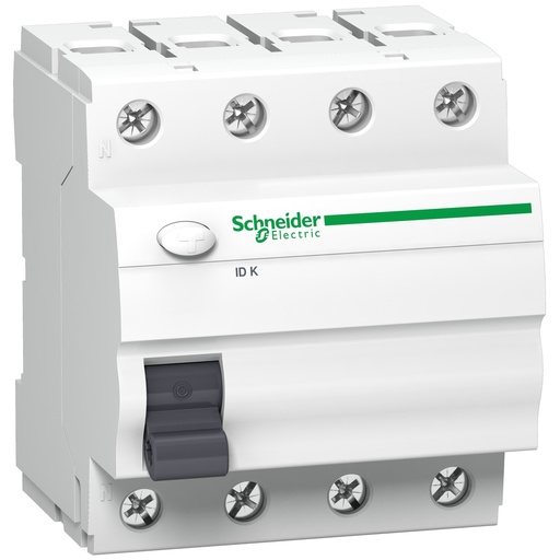 [A9Z06463] INTERRUPTOR DIFERENCIAL ID-K 4P 63A 300MA SCHNEIDER, SCHNEIDER ELECTRIC