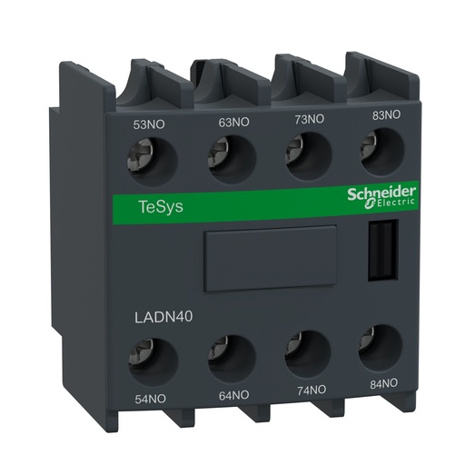 [LADN40] BLOQUE CONTACTO AUXILIAR 4 NA FRONTAL, SCHNEIDER ELECTRIC