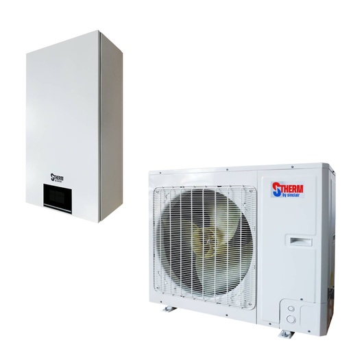 [GSH-80IRB + GSH-80ERB] CONJUNTO AEROTERMIA HYDROBOX S-THERM ONTARIO SPLIT 8KW (GSH80IRB + GSH80ERB) - SINCLAIR