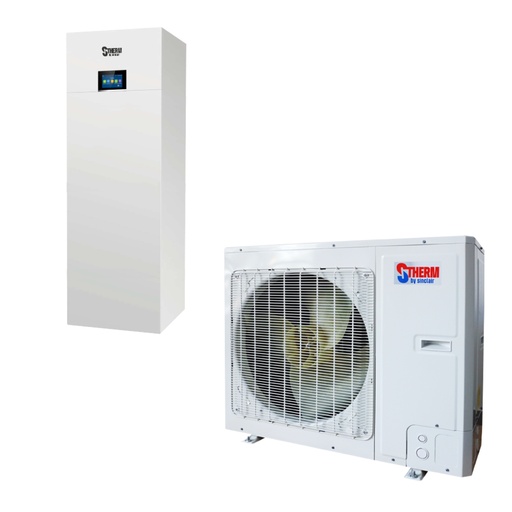 [GSH-120TRB2-3 + GSH-120ERB-3] CONJUNTO AEROTERMIA ALL IN ONE S-THERM ONTARIO TRIFÁSICA SPLIT 12KW (GSH-120TRB2-3 + GSH-120ERB-3) - SINCLAIR